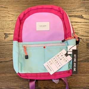BRAND NEW State kids pink backpack